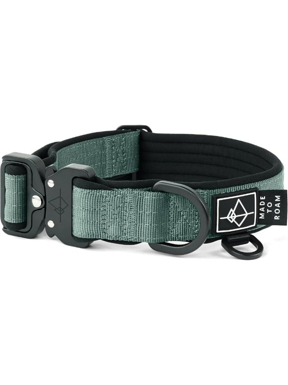 Adjustable Nylon Dog Collar with Soft Padding & Metal Buckle for All Sizes